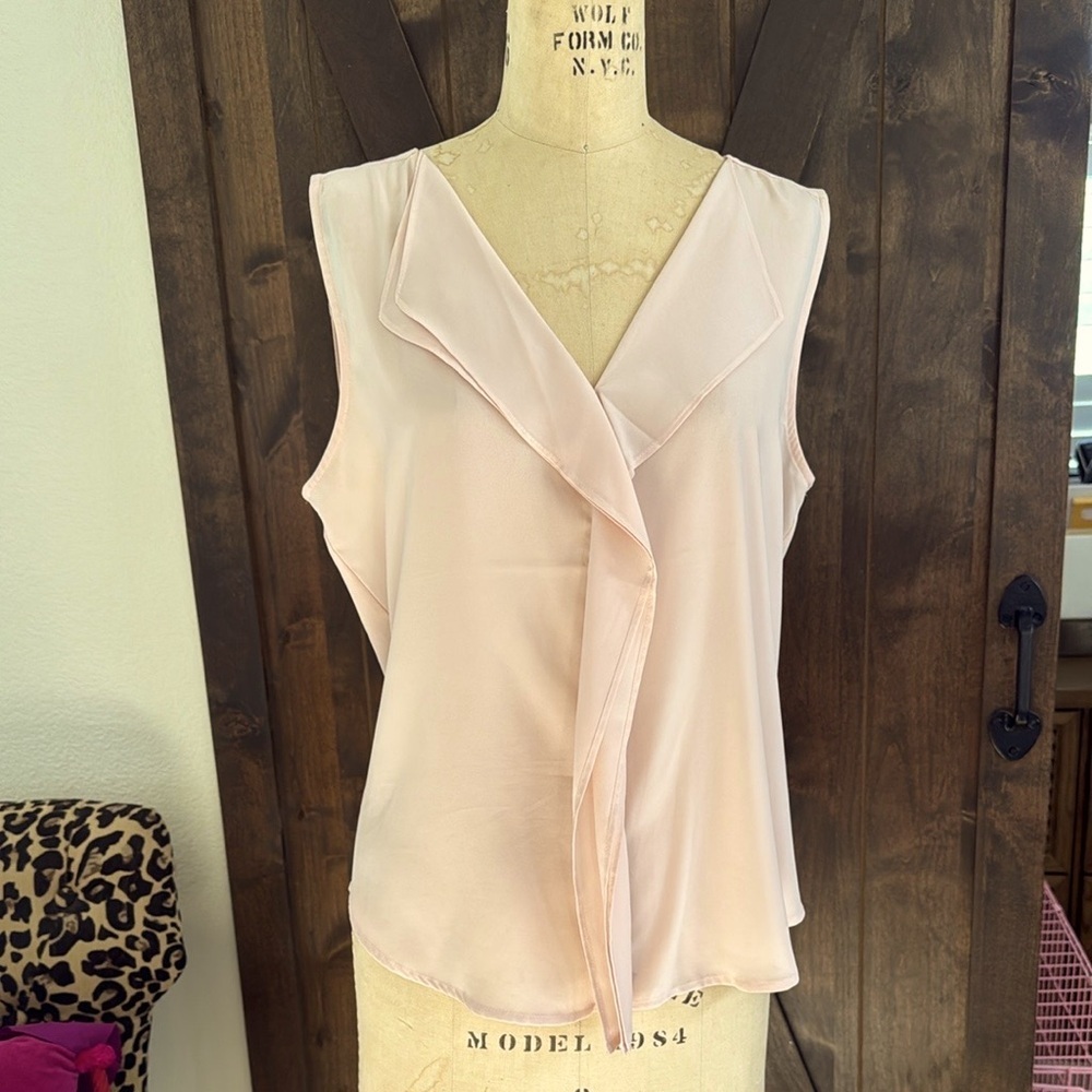 Calvin Klein sleeveless blouse/shell. Size L